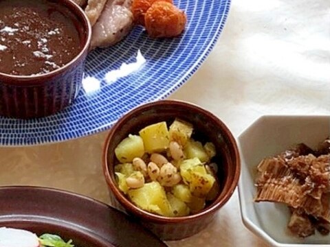 作り置きに！ポテトビーンズ